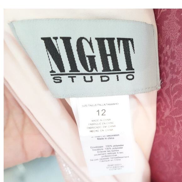 Elegant Pink and White Ombre Prom Dress - Picture 7 of 7